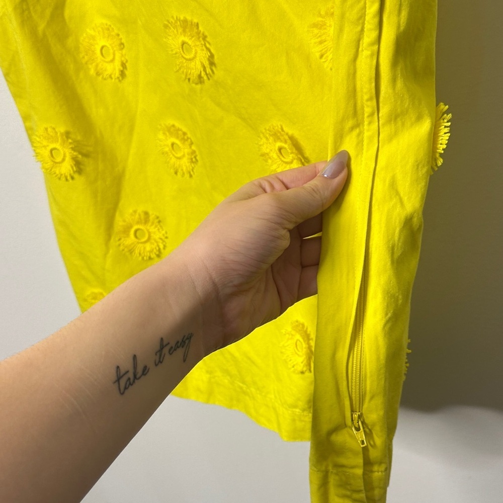 Talbots Yellow Ruffle-Trim Dandelion Tank Top - Picture 4 of 6